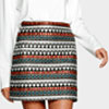 Mega 65% Off Sale Offer On Elevate Embroidered Mini Skirt 