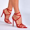 Hailey Patent Multi-Strap in Red Heel Available For $75.00