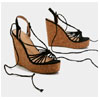 Get 30% Discount On Knot Me Babe Tie Cork Wedges