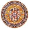 Vienne Multi Colour Round Traditional Medallion Rug