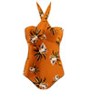 Get Tropical Bloom One Piece Swimsuit With Free Shipping