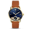 Fossil The Commuter Twist Mechanical Brown Leather Watch