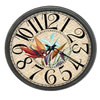 Save 17% On Paradise Flowers Wall Clock