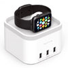 Power-Time Apple Watch Charging Cradle & 3-Port USB Charger 