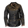 Walker & Hawkes Ladies’ Black Belted Wax Jacket Available For £44.95