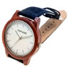 Hudson Sandalwood & Blue Suede Wooden Watch For $149.00