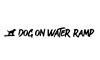 Dog On Water Ramp